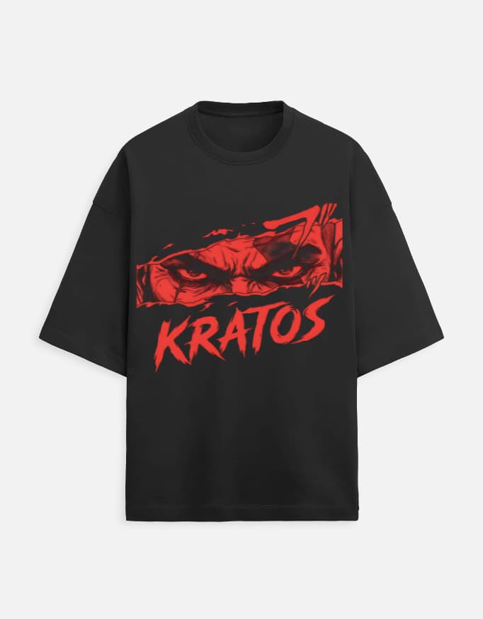 Kratos Oversized T-Shirt – God of War Edition image 1
