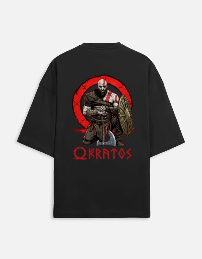 Kratos Oversized T-Shirt – God of War Edition image 2