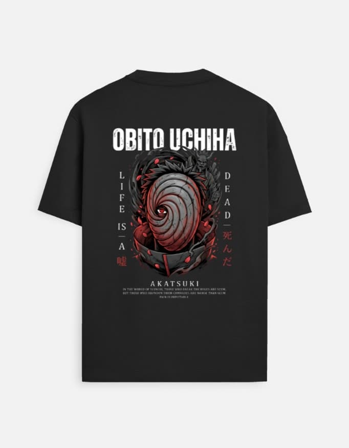 Unisex Standard Crew T-Shirt - Obito Uchiha  image 2