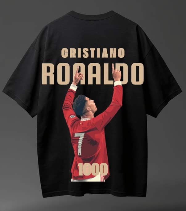 CR7 — 1000 Goals Oversized Tee