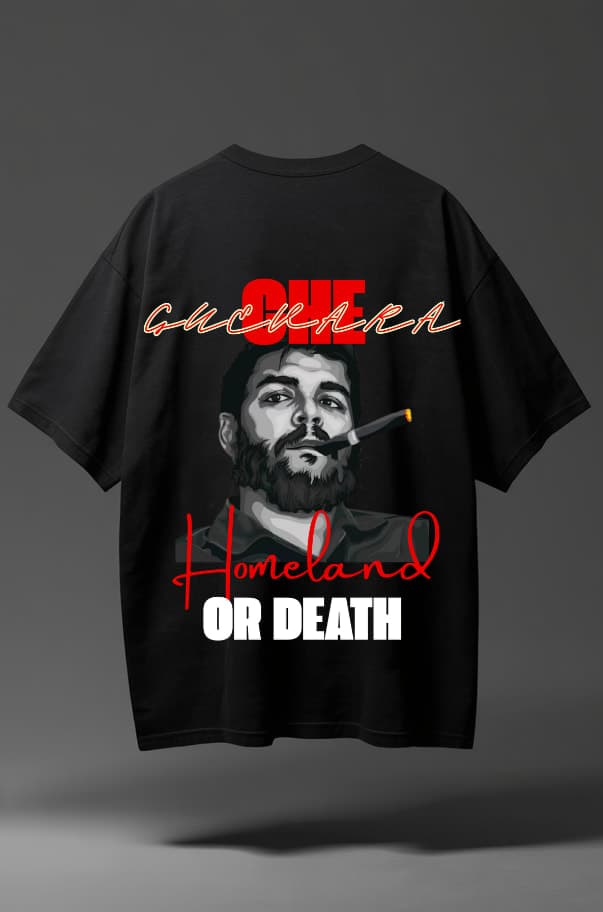 Homeland or Death — Che Guevara Oversized Tee image 2
